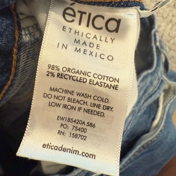 ETICA Tia Vintage Straight Crop Jeans in size 26 - Picture 9 of 11
